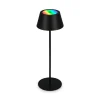 Briloner Kiki LED-bordlampe, svart, IP44, 3000 K, RGBW| Terrassebelysning