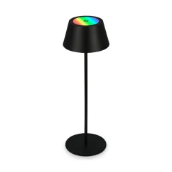 Briloner Kiki LED-bordlampe, svart, IP44, 3000 K, RGBW| Terrassebelysning