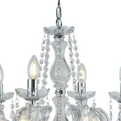 Searchlight Klassisk lysekrone MARIE THERESE, krom, 12 l., kro| Lysekroner