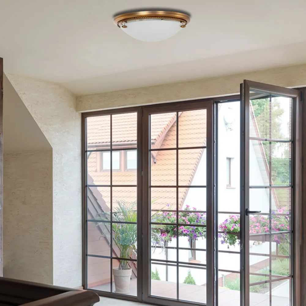 Steinhauer Klassisk rustikk taklampe 2 x 40 W