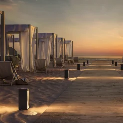 KLEWE LED-solcellelampe MILIO FULL, antrasitt, 35 cm, aluminium, IP65