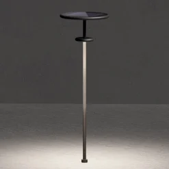 KLEWE LED-solcellelampe PLANET B antrasitt 160 cm jordspyd IP65| Utespotter