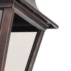 LCD Kobberfarget utendørs vegglampe Toulouse, pendellampe Best