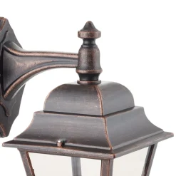 LCD Kobberfarget utendørs vegglampe Toulouse, pendellampe Best