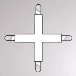 Molto Luce Krysskontakt for Volare 2-fase skinne svart Outlet