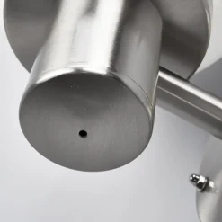 Lindby Kuleformet utendørs vegglampe Samuel, stål| Vegglamper Utendørs