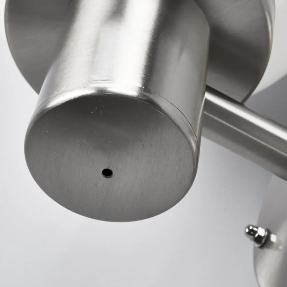 Lindby Kuleformet utendørs vegglampe Samuel, stål| Vegglamper Utendørs