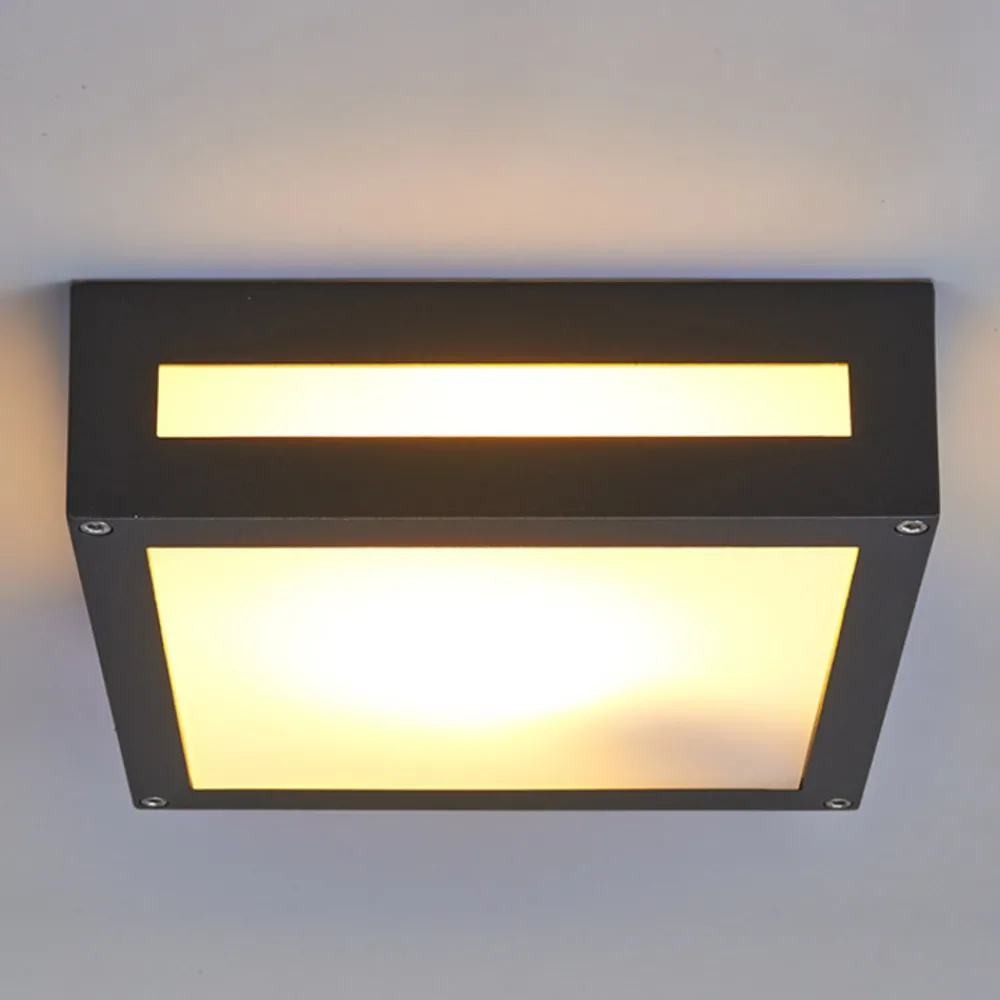 Lucande Kvadratisk utetaklampe Nerea Best