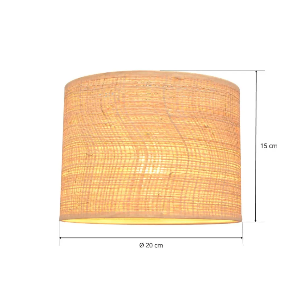 HELAM Lampeskjerm Abba E27 Ø20/høyde 15 cm, rotting| Tilbehør|Lampeskjermer