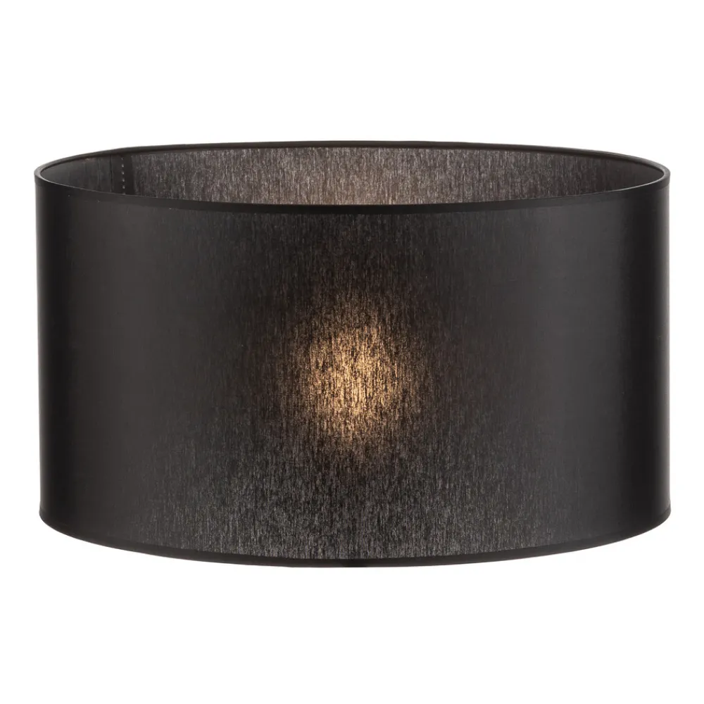 HELAM Lampeskjerm Alba, Ø 45 cm, E27, svart Discount