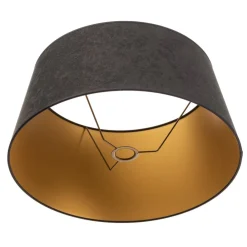 Duolla Lampeskjerm Cone Høyde 25,5 cm, grafitt/gull| Tilbehør|Lampeskjermer