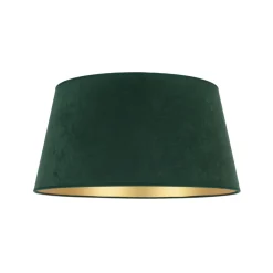 Duolla Lampeskjerm Cone Høyde 22,5 cm, mørkegrønn/gull