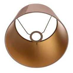 Duolla Lampeskjerm Cone høyde 18 cm, rosa/gull