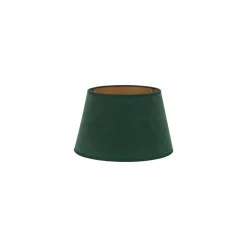 Duolla Lampeskjerm Cone høyde 18 cm, mørkegrønn/gull