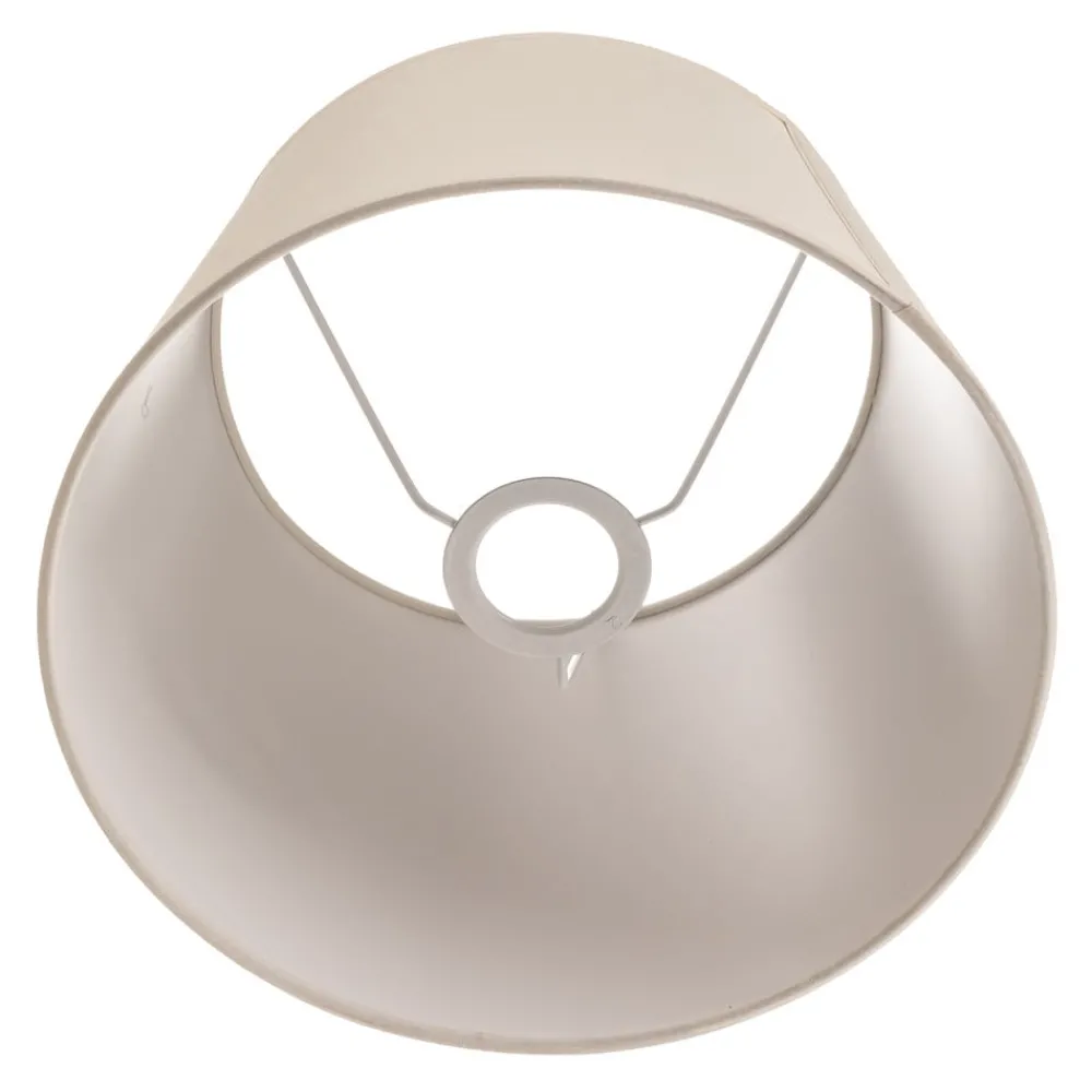 Duolla Lampeskjerm Cone høyde 18 cm, chintz ecru/hvit| Lampeskjermer