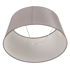 Duolla Lampeskjerm Cone høyde 25,5 cm, chintz grå/hvit Discount