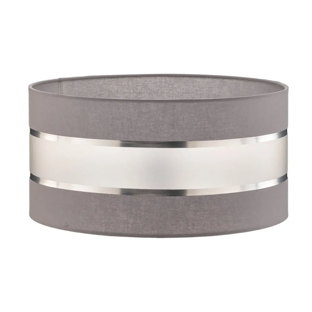 HELAM Lampeskjerm Helen E27 Ø40/høyde 20 cm grå/sølv
