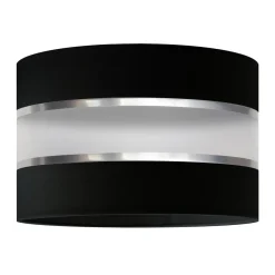 HELAM Lampeskjerm Helen E27 Ø35/høyde 20 cm svart/sølv Online