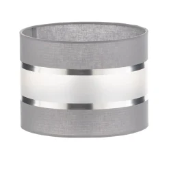 HELAM Lampeskjerm Helen E27 Ø20/Høyde15cm grå/sølv| Tilbehør|Lampeskjermer