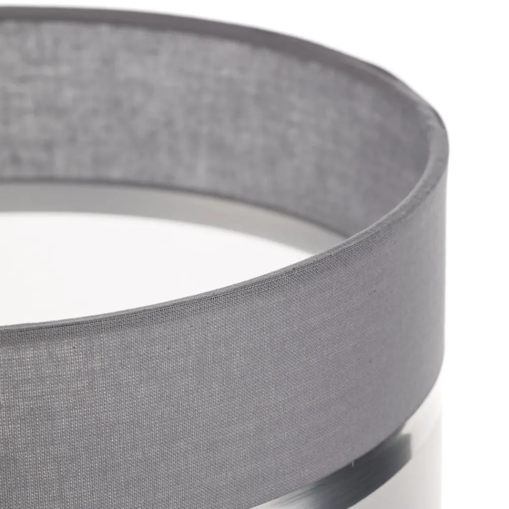 HELAM Lampeskjerm Helen E27 Ø20/Høyde15cm grå/sølv| Tilbehør|Lampeskjermer