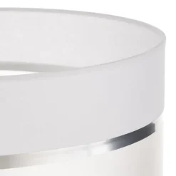 HELAM Lampeskjerm Helen E27 Ø35/Høyde20cm hvit/sølv| Tilbehør|Lampeskjermer