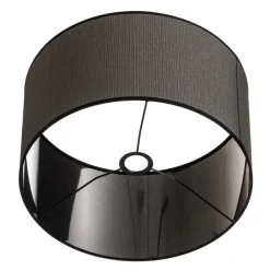 Duolla Lampeskjerm Roller Ø 40 cm, svart/sølv Clearance