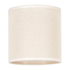 Duolla Lampeskjerm Roller, beige, Ø 15 cm, høyde 15 cm Discount