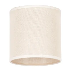 Duolla Lampeskjerm Roller, beige, Ø 15 cm, høyde 15 cm Discount