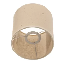 Duolla Lampeskjerm Roller, beige, Ø 15 cm, høyde 15 cm Discount