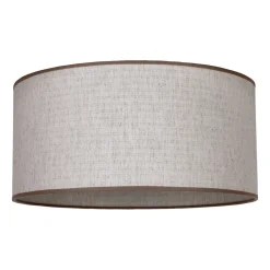 Duolla Lampeskjerm Roller, ecru, jute, Ø 50 cm, høyde 24 cm