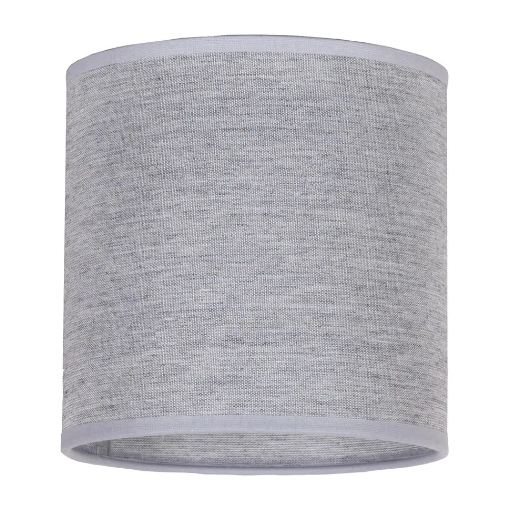 Duolla Lampeskjerm Roller, grå, Ø 15 cm, høyde 15 cm