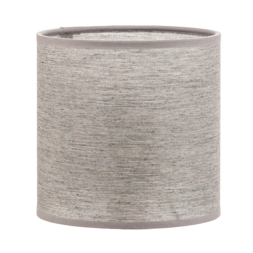 Duolla Lampeskjerm Roller, grå, Ø 15 cm, høyde 15 cm