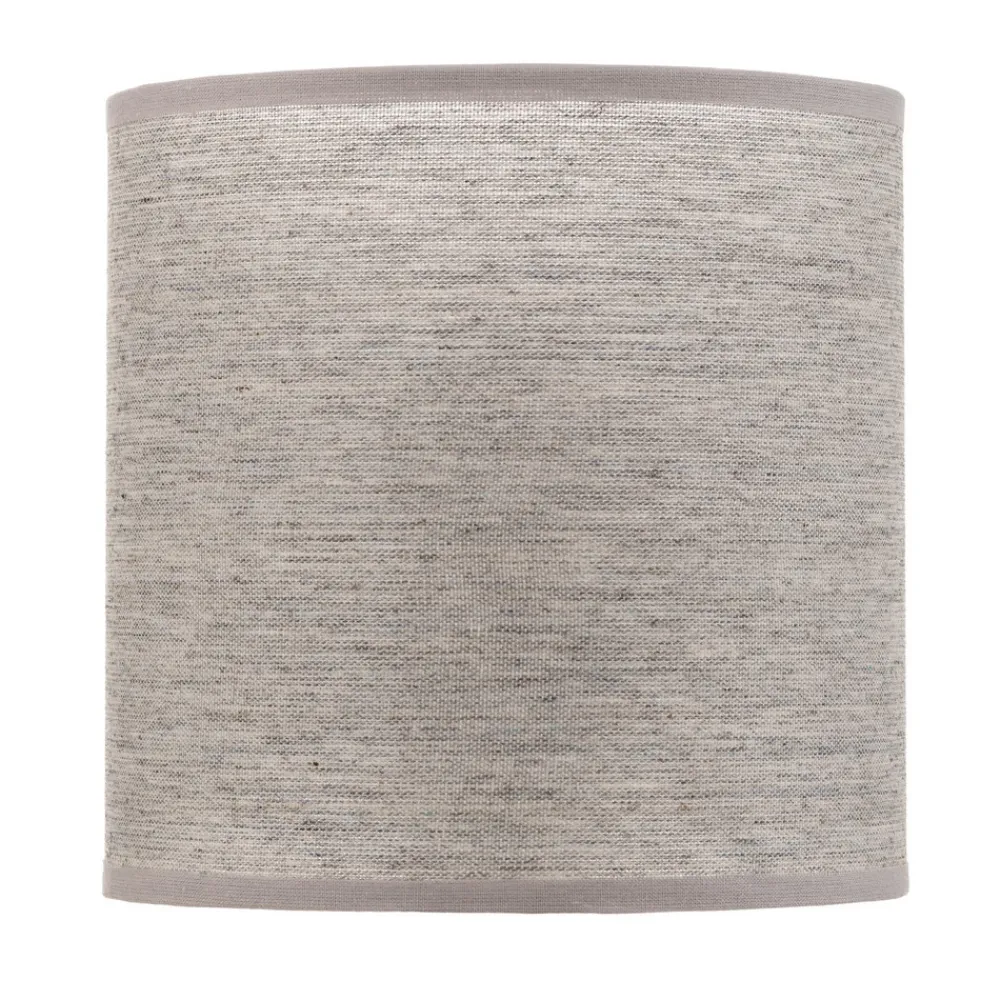 Duolla Lampeskjerm Roller, grå, Ø 15 cm, høyde 15 cm