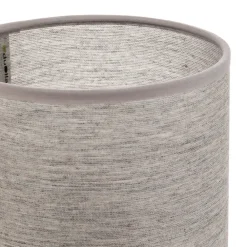 Duolla Lampeskjerm Roller, grå, Ø 15 cm, høyde 15 cm