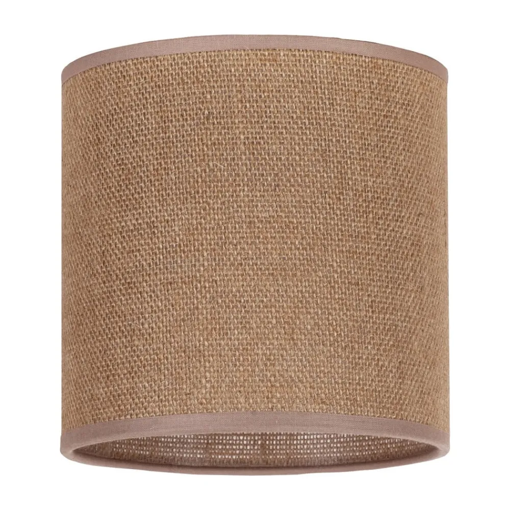 Duolla Lampeskjerm Roller, lysebrun, Ø 15 cm, høyde 15 cm| Lampeskjermer