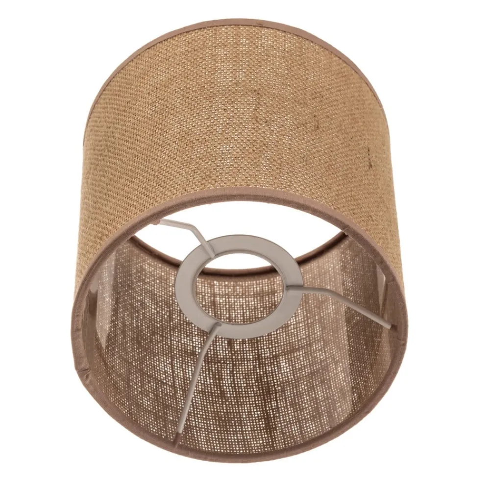 Duolla Lampeskjerm Roller, lysebrun, Ø 15 cm, høyde 15 cm| Lampeskjermer
