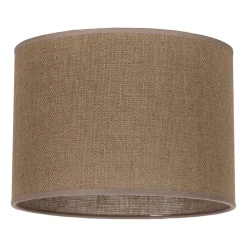 Duolla Lampeskjerm Roller, lysebrun, Ø 25 cm, høyde 18 cm Discount