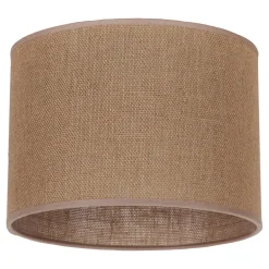 Duolla Lampeskjerm Roller, lysebrun, Ø 25 cm, høyde 18 cm Discount