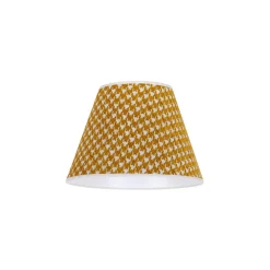 Duolla Lampeskjerm Sofia 21 cm, hanefotmønster gul Sale