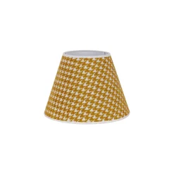 Duolla Lampeskjerm Sofia 21 cm, hanefotmønster gul Sale