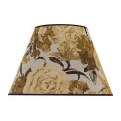 Duolla Lampeskjerm Sofia Høyde 31 cm, blomstermønster gul Outlet