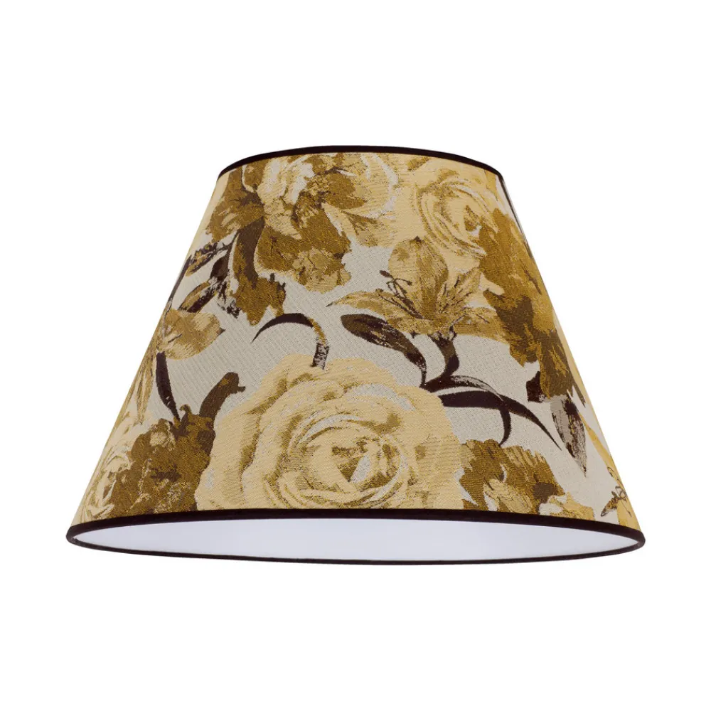 Duolla Lampeskjerm Sofia Høyde 31 cm, blomstermønster gul Outlet