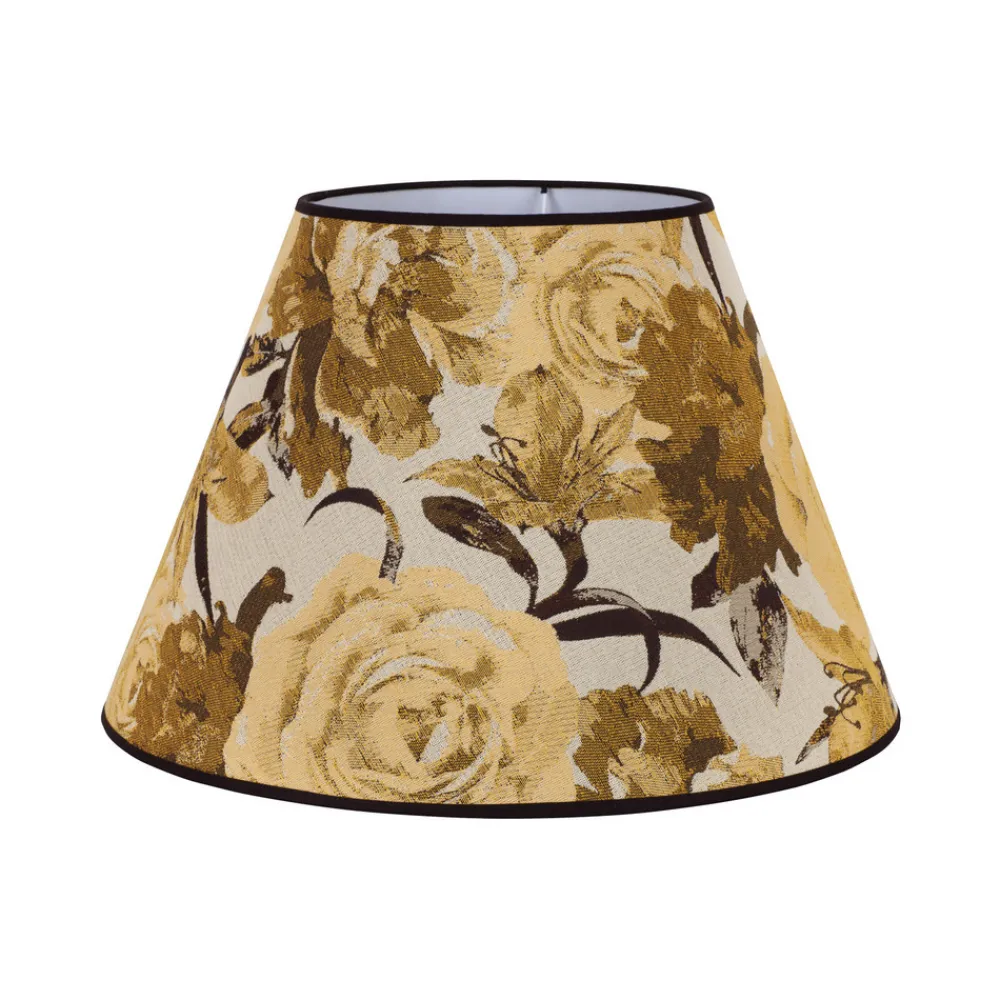 Duolla Lampeskjerm Sofia Høyde 31 cm, blomstermønster gul Outlet