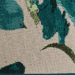 Duolla Lampeskjerm Sofia Høyde 21 cm, blomstermønster turkis| Lampeskjermer