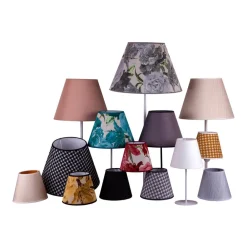 Duolla Lampeskjerm Sofia Høyde 31 cm, grå Online