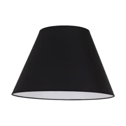 Duolla Lampeskjerm Sofia høyde 31 cm, svart/hvit| Lampeskjermer