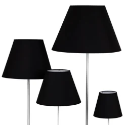 Duolla Lampeskjerm Sofia høyde 31 cm, svart/hvit| Lampeskjermer