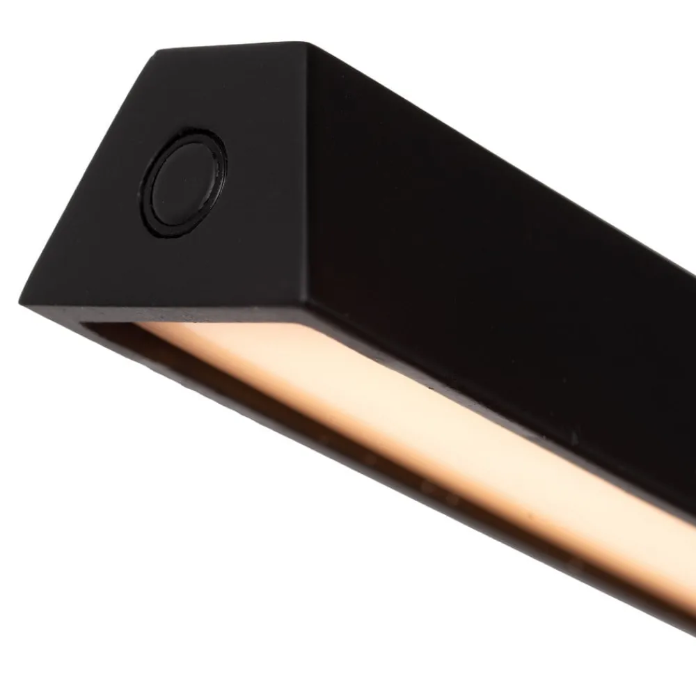 Lucide Lavale LED-bordlampe, svart, dimbar, høyde 42 cm| Kontorbelysning