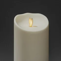 Konstsmide Christmas LED dekorativt lys IP44 kremhvit smeltet 18,4 cm| Julebelysning