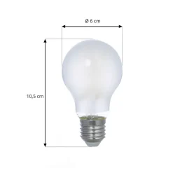 Arcchio LED glødepære, matt, E27, 2,2W, 3000K, 470 lm